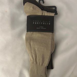 Perry Ellis Portfolio Dress Socks. 3 pairs. NWT